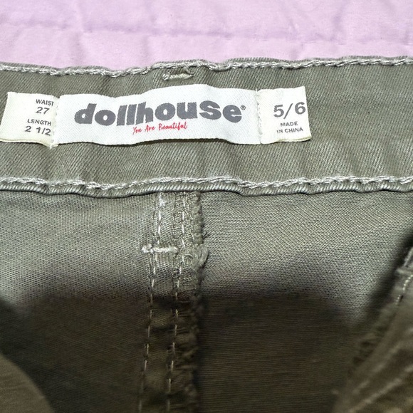 Dollhouse Olive Green Pants - Picture 2 of 7